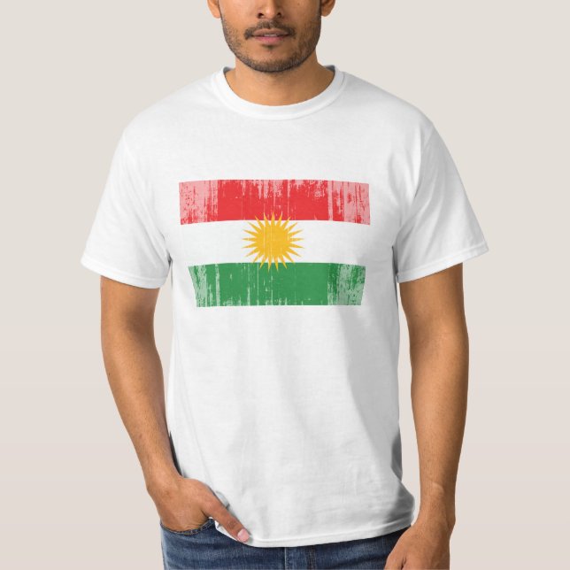 Kurdistan Flag T-Shirt (Front)