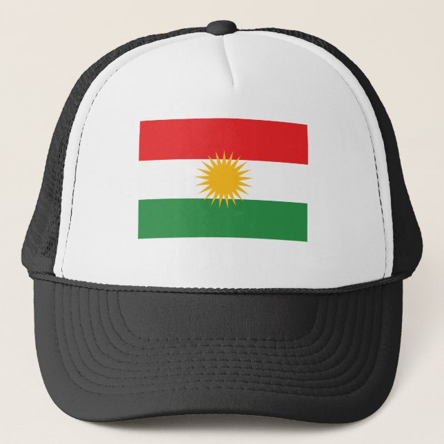 Kurdistan Flag Trucker Hat (Front)