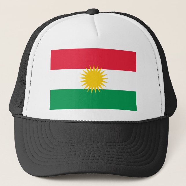 Kurdistan Flag Trucker Hat (Front)