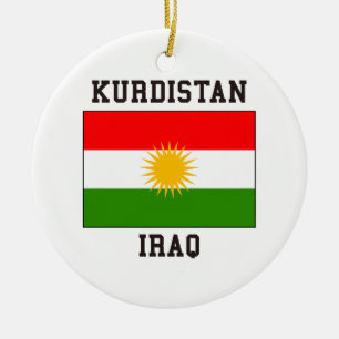 Kurdistan Iraq Ceramic Tree Decoration