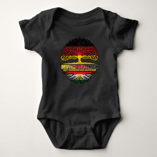 Kurdistan Kurdisch Deutsch Deutschland Baum Wurzel Baby Bodysuit