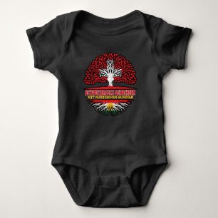 Kurdistan Kurdisch Schweizer Schweiz Baum Wurzel Baby Bodysuit