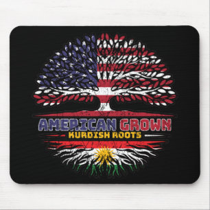 Kurdistan Kurdish US American USA United States Tr Mouse Pad