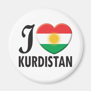 Kurdistan Love Magnet