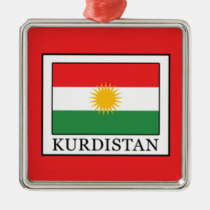 Kurdistan Metal Ornament