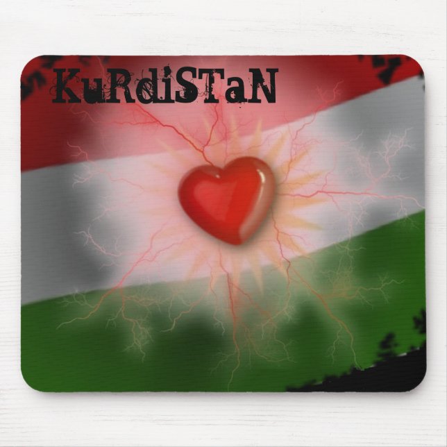 Kurdistan Mousepad - Customised (Front)