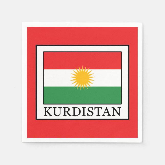 Kurdistan Napkin (Front)
