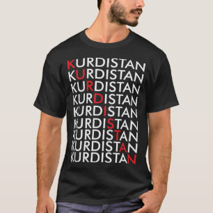Kurdistan Retro Kurden Erbil in Iraq T-Shirt