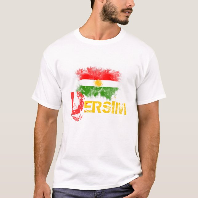 Kurdistan T-Shirt with "DERSIM" (Front)
