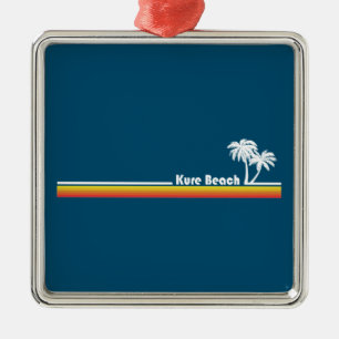 Kure Beach North Carolina Metal Ornament