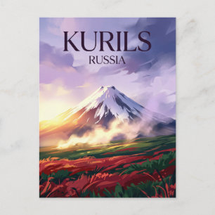 Kurils National Park Russia Postcard