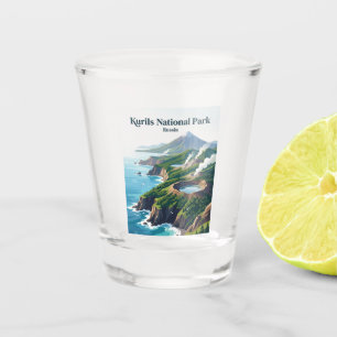 Kurils National Park Russia Shot Glass