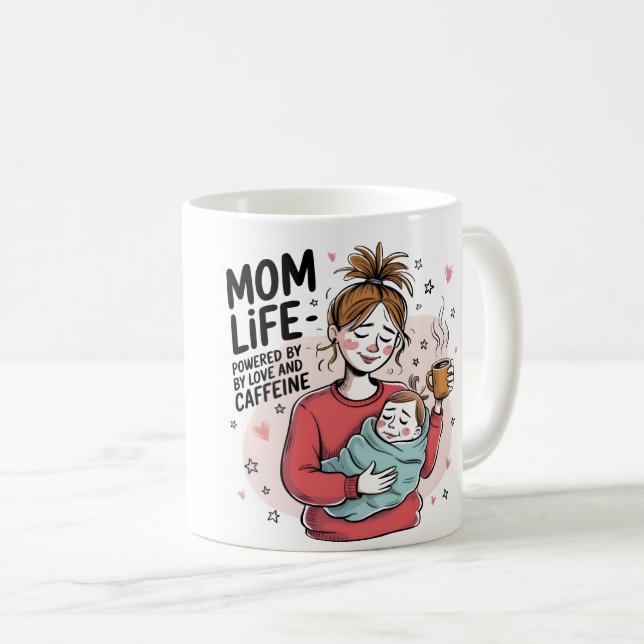 Kurious celebrate mum day coffee mug (Front Right)