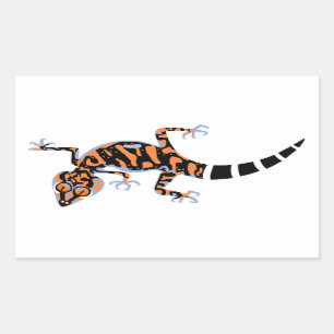 Kuriowa's Ground GECKO - Nature - Endangered Rectangular Sticker