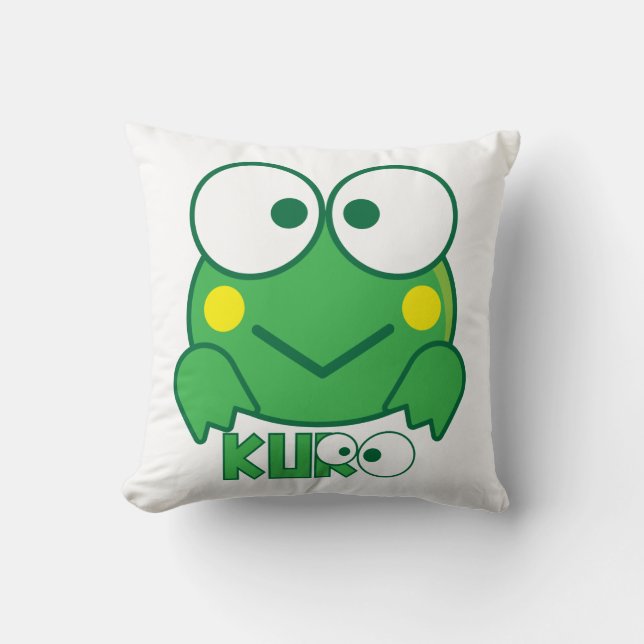 KURO The Frog Cushion (Front)