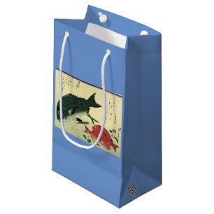Kurodai & Akadai - Hiroshige's Japanese Fish Print Small Gift Bag