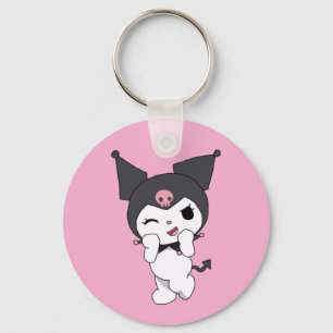 Kuromi Double-Sided Aluminium Keychain