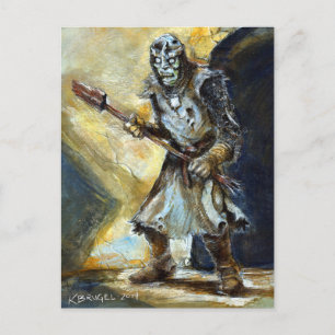 Kurt Brugel Draws Bleak Sentinel in Full Colour Postcard