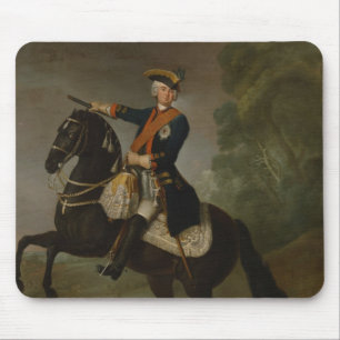Kurt Christoph Graf von Schwerin on horseback Mouse Pad