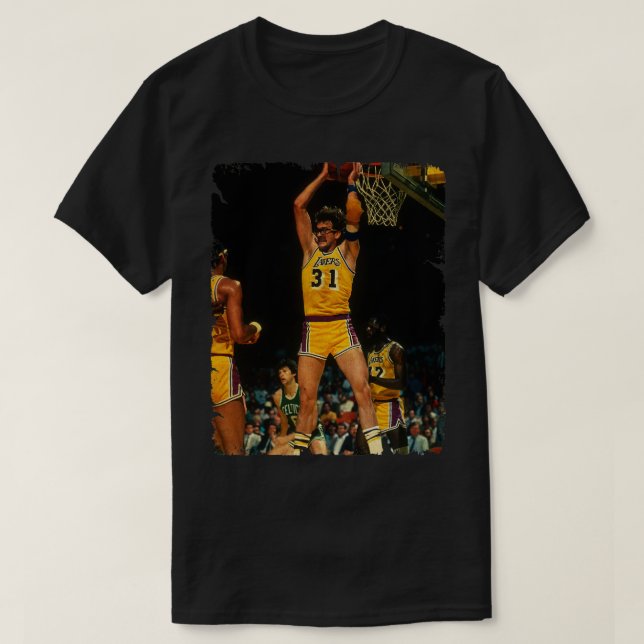 Kurt Rambis Vintage Design Of Basketball 3 T-Shirt (Design Front)