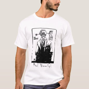 Kurt Vonnegut black and white T-Shirt