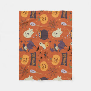 Kuschelige Baby-Fleecedecke – Halloween Design💕 Fleece Blanket