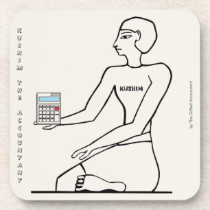 "Kushim the Accountant: 1st Known Named Person" Coaster