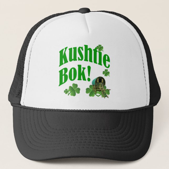 Kushtie bok! trucker hat (Front)