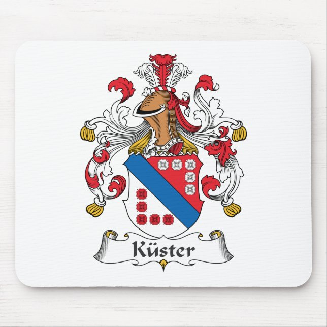 Kuster Family Crest Mouse Pad (Front)