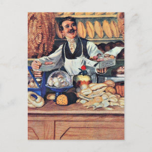Kustodiev - Baker Postcard