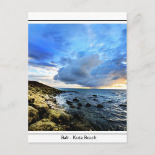 Kuta in a storm postcard