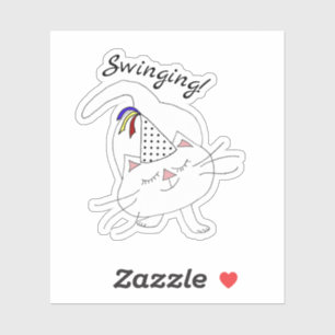 Kute Kitty Party White Cat