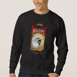 Kutenai Native American Eagle Spirit Vintage Honor Sweatshirt