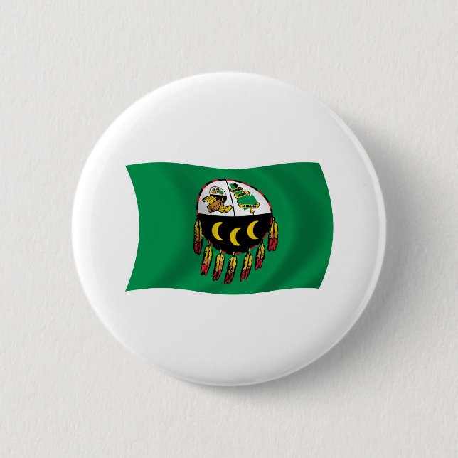 Kutenai Tribe Flag Button (Front)