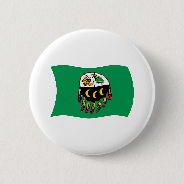 Kutenai Tribe Flag Button (Front)