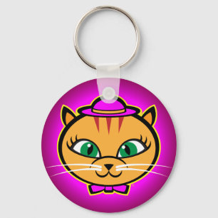 Kutey Kat, Button Keychain