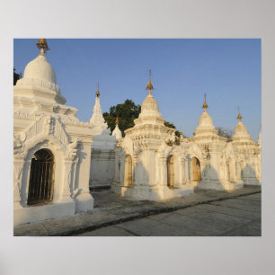 Kuthodaw Pagoda in Mandalay, known as the Poster