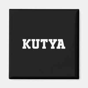 Kutya Food Design For Men Women Kids Funny Kutya Magnet