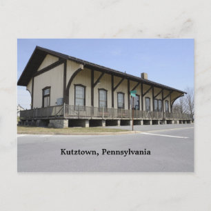Kutztown train station postcard