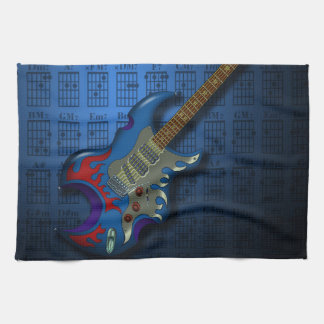 KuuMa Guitar 02 (B) Tea Towel
