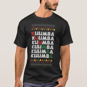 Kuumba Kwanzaa Principle African American Holiday T-Shirt