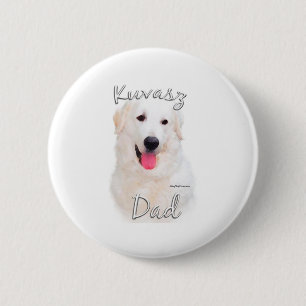 Kuvasz Dad 2 6 Cm Round Badge