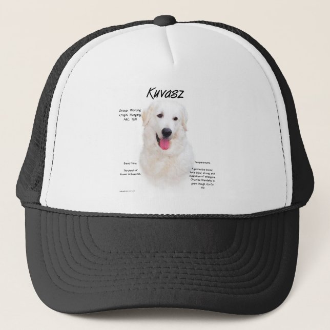 Kuvasz History Design Trucker Hat (Front)