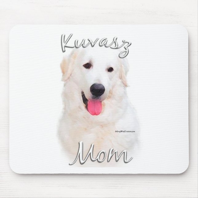 Kuvasz Mum 2 Mouse Pad (Front)