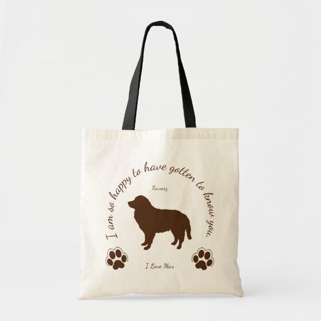 Kuvasz Original bag for you and your dog トートバッグ (Front)