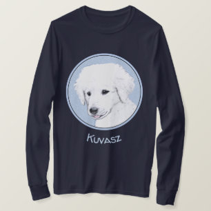 Kuvasz Painting - Cute Original Dog Art T-Shirt