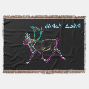 Kuvianak Innovia - Electric Caribou Throw Blanket