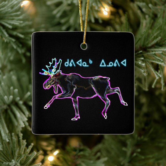 Kuvianak Innovia - Electric Moose Ceramic Tree Decoration (Tree)