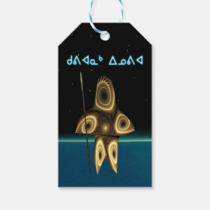Kuvianak Innovia - Fractal Inuit Hunter Gift Tags