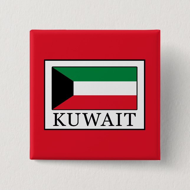 Kuwait 15 Cm Square Badge (Front)